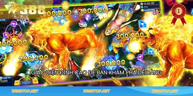 Giao diện đỉnh cao để bạn khám phá dễ dàng
