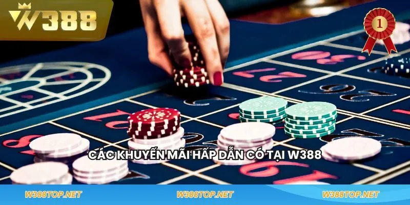Các khuyến mãi hấp dẫn có tại W388