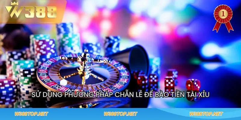 Sử dụng phương pháp chẵn lẻ để bào tiền tài xỉu
