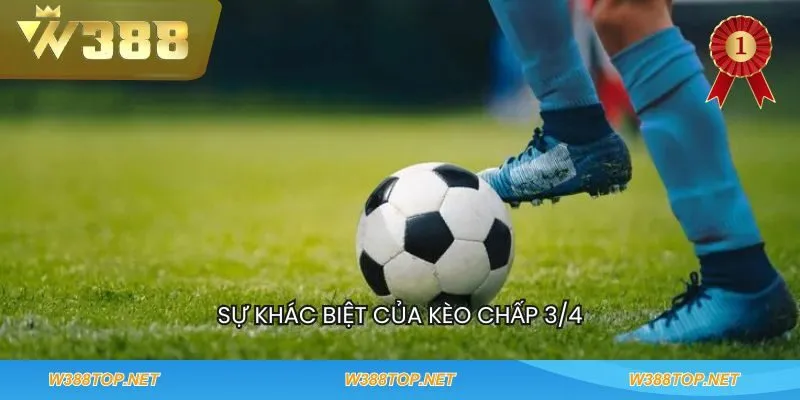 Sự khác biệt của Kèo chấp 3/4