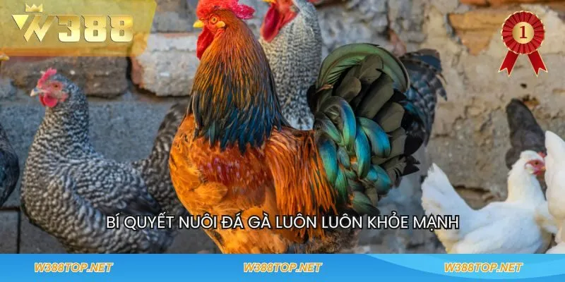 Bí quyết nuôi gà đá luôn luôn khỏe mạnh